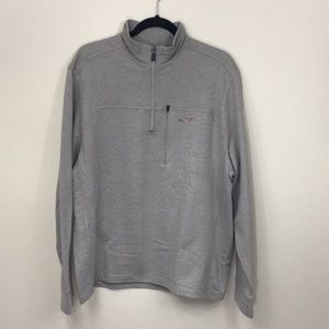 Greg Norman Oatmeal 1/2 Zip Sweater Jacket Size L